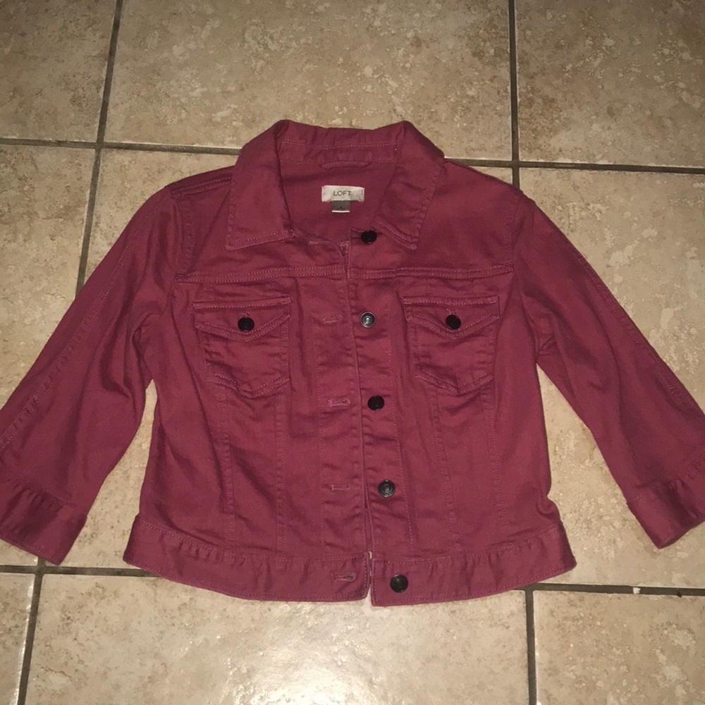 Loft Jean Jacket Size Small - Picture 1 of 3